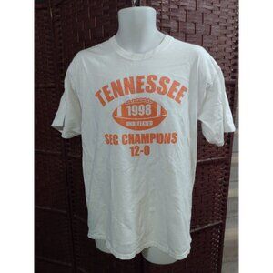 Vintage 1998 Tennessee Volunteers SEC Champions T Shirt NCAA Football 90s Large